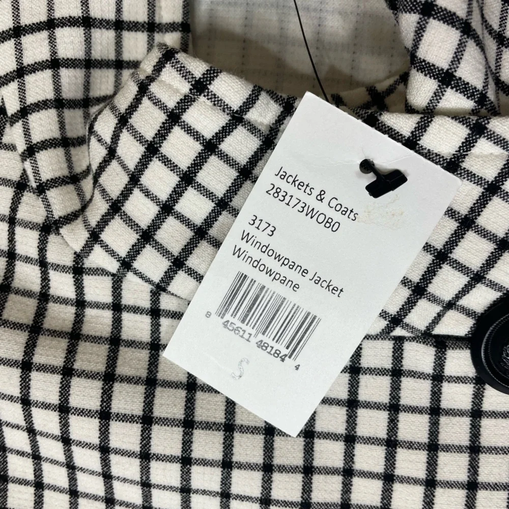 CAbi Windowpane Jacket Small NWT - Picture 12 of 15
